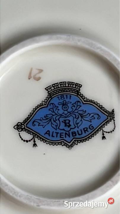 Patera Altenburg Roschtzer Porzellanfabrik Unger pomorskie Gdańsk