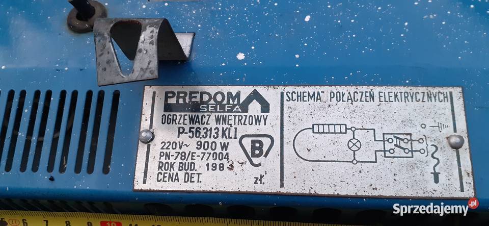 Grzejnik elektryczny Predom Selfaretropamiątka