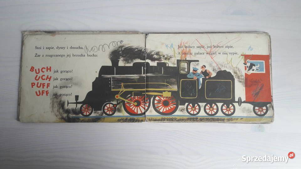 Książka bajka Lokomotywa 1950r Pozostałe Głuchołazy sprzedam