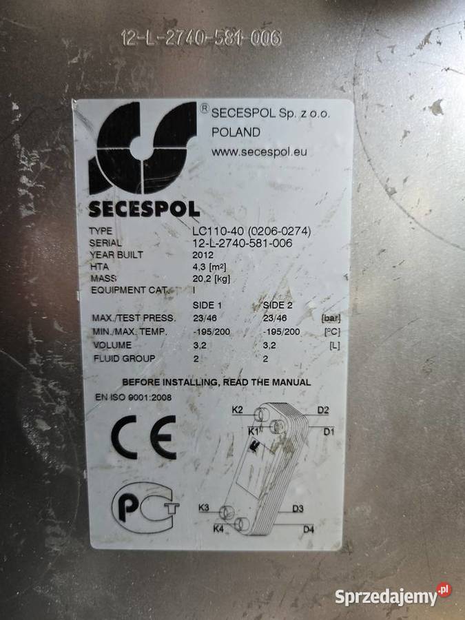 Wymiennik płytowy Moc do 294kW warmińsko-mazurskie Ełk