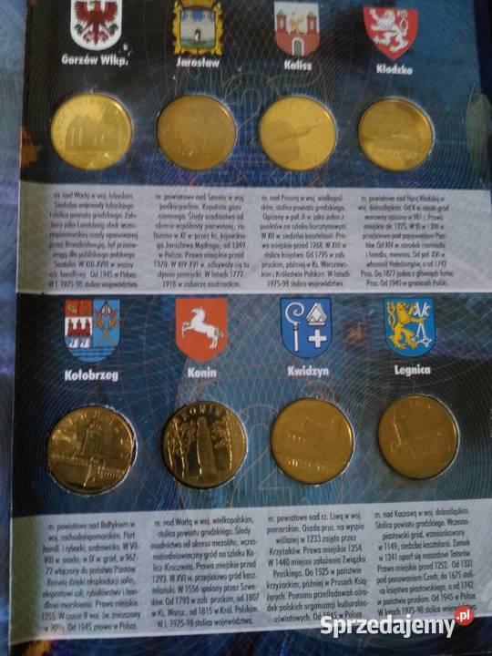 Sprzedam komplet monet Historyczne miasta warmińsko-mazurskie Giżycko