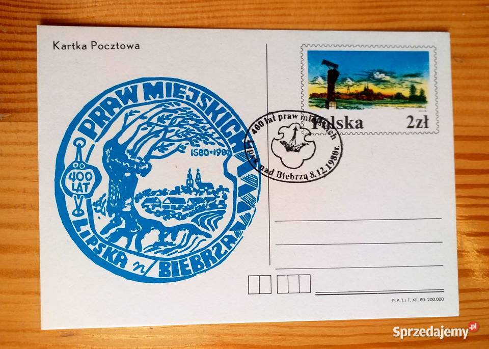 400 LAT PRAW MIEJSKICH LIPSKA BIEBRZĄ KARTA lubelskie