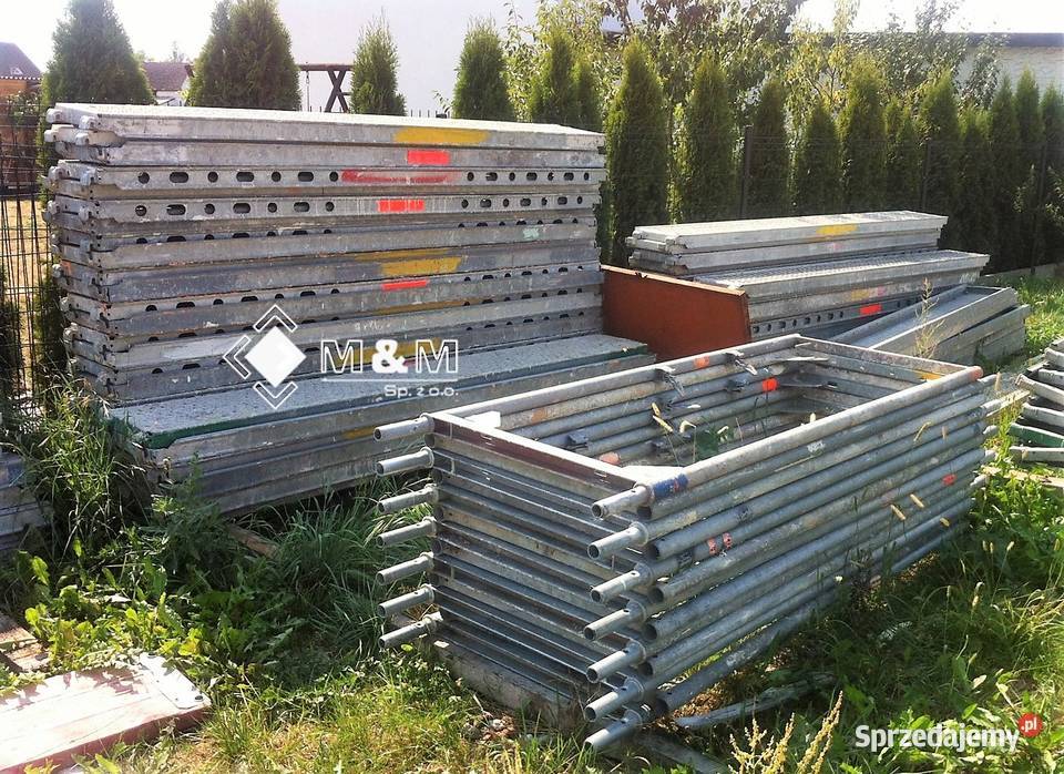 Rusztowanie 2579 m2 używane wymiary 614x42m Stare Siołkowice