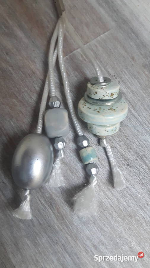 Naszyjnik ceramiczny ręcznie wykonany Otwock