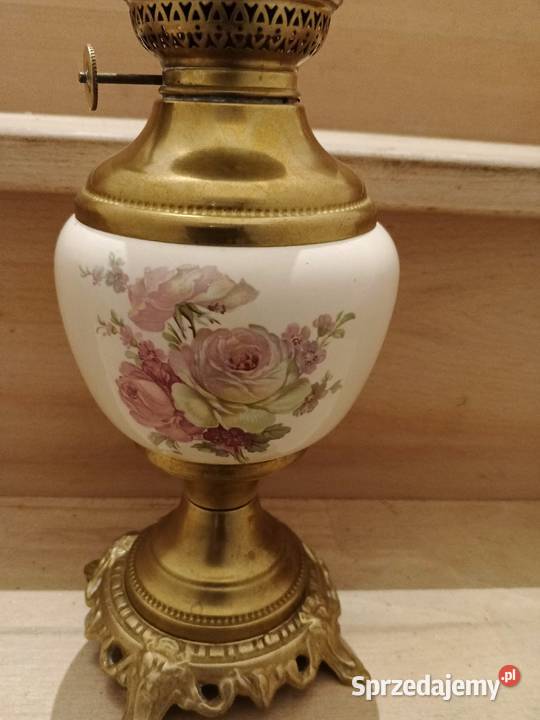 lampa naftowa majolika Fałków sprzedam