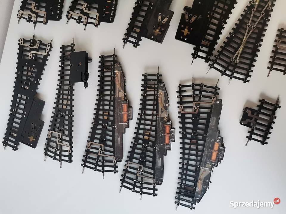 Stare tory rozjazdy zwrotnice Piko zabawki PRL śląskie