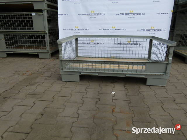 Gitterbox 12 paleta metalowa kosz siatkowy