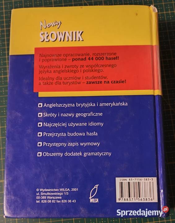 Nowy Słownik angielsko polski polsko angielski