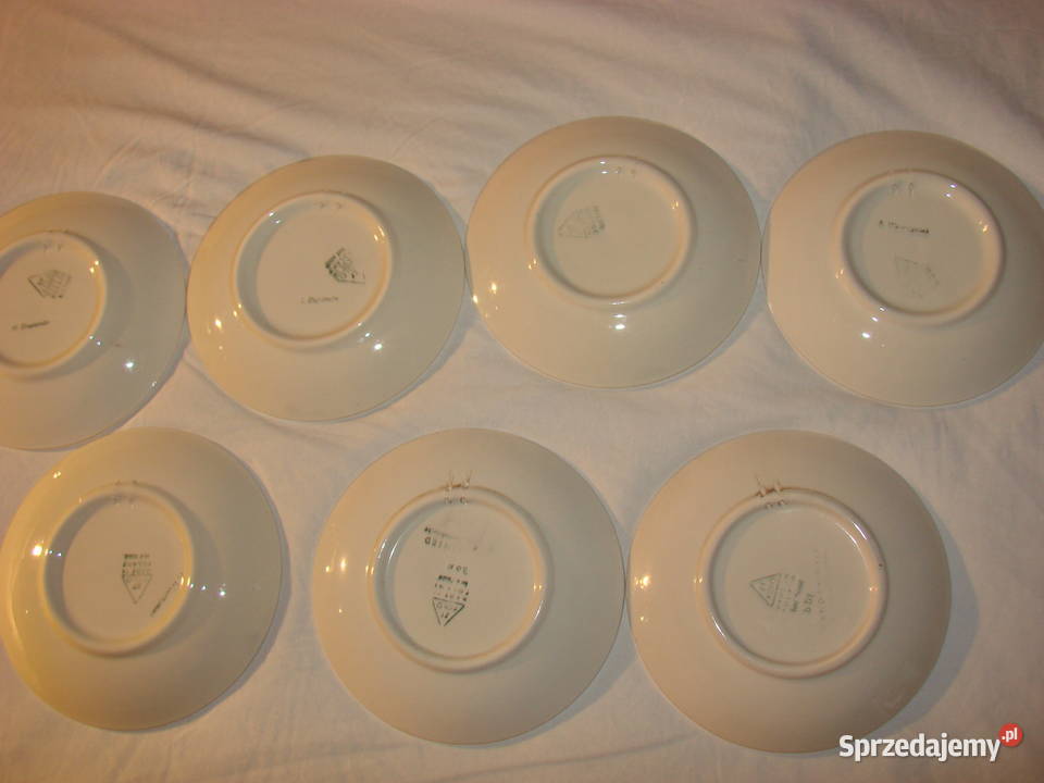 ZF Koło fajansowy talerz Pruszcz Gdański