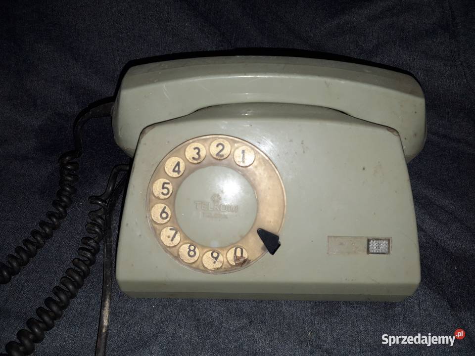Telefon tarczowy PRL
