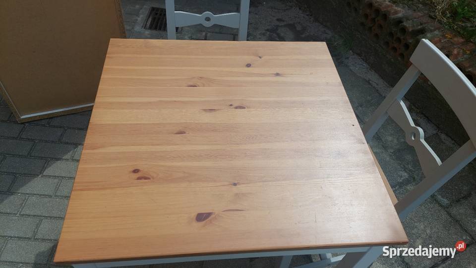 Stół plus dwa krzesła Ikea Poznań