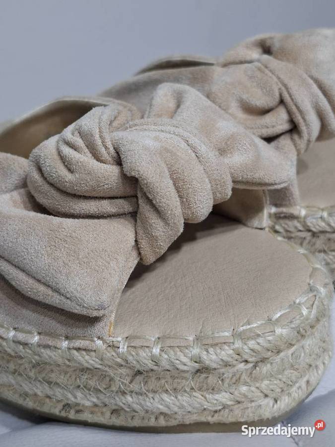 Jenny Fairy 385 damskie klapki koturny espadryle Kraków
