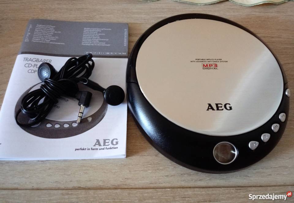 nowy AEG Discman nowe sony sluchawki germany Otwock