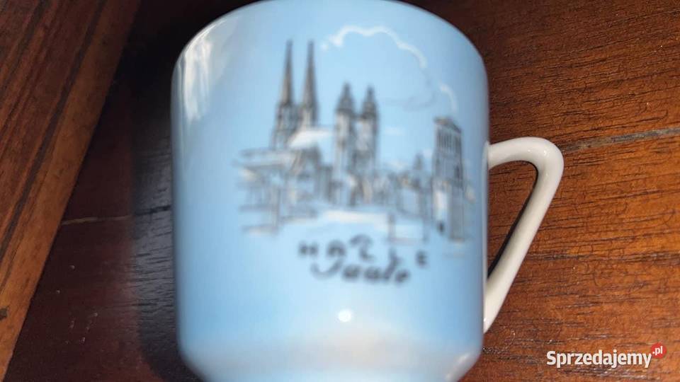 Filiżanka Syg A F Kahla Wedutka Z ratuszem Gdańsk