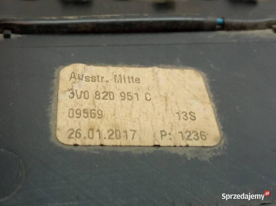 KRATKI NAWIEWU ŚRODKOWA LEWA PRAWA KPL 3V DESKI