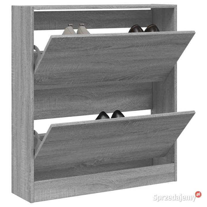 Szafka na buty szary dąb sonoma 80x21x875