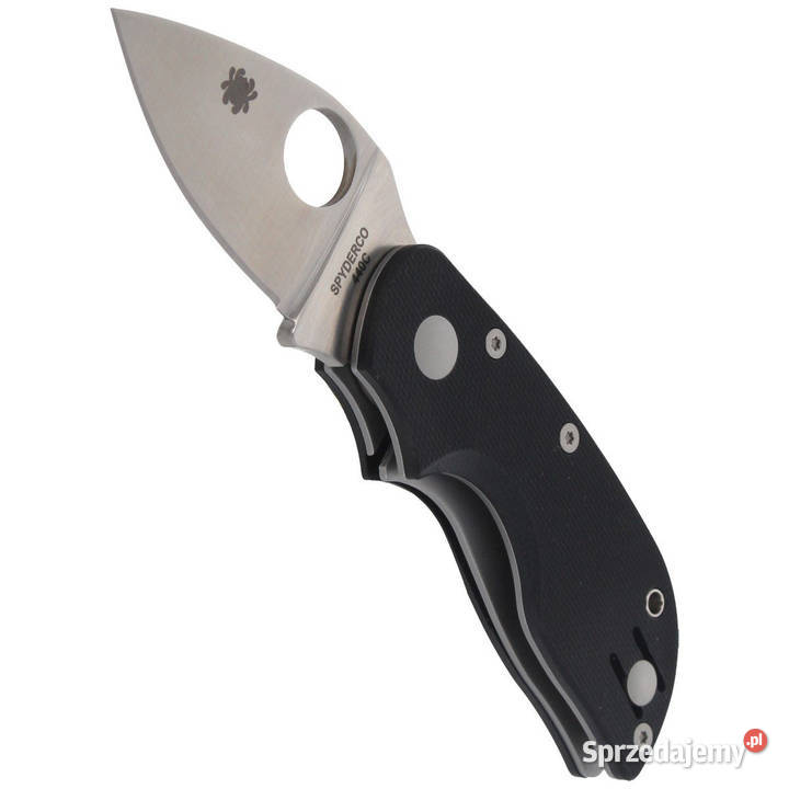 Nóż składany Spyderco Chicago G10 Black Plain