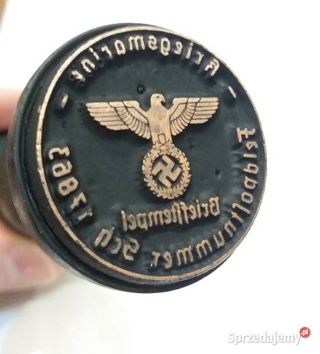 Nazistowski stempel Kriegsmarine Feldpostnummer Kraków