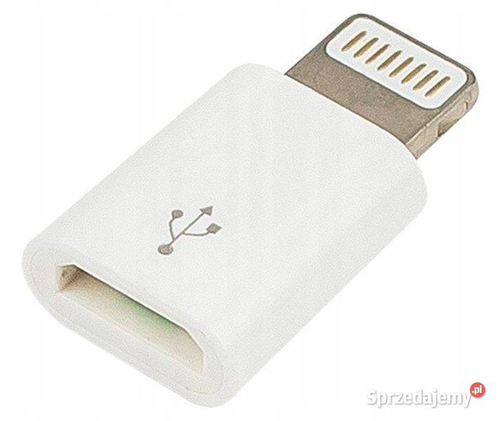 Adapter microUSB na Iphone 5 6 7 8 iPad 8pin Telefony i Akcesoria Zamość sprzedam