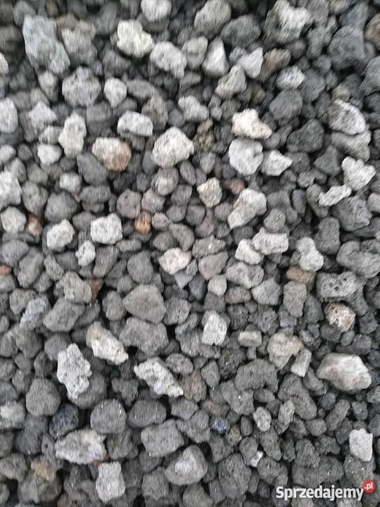 Lawa wulkaniczna czarna grys podłoże do akwarium Sosnowiec