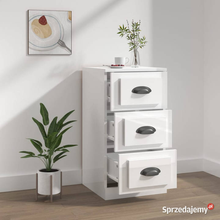 Szafka biała z połyskiem 36x355x675 WM816218 Warszawa