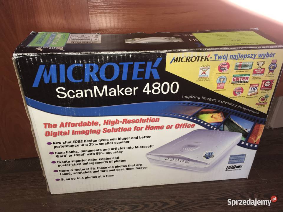Skaner Microtek ScanMaker 4800 przystawka do A4
