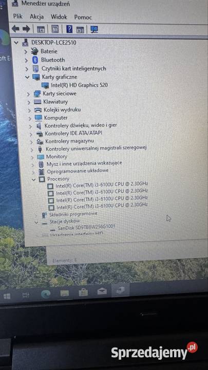 Fujitsu e546 i3 6gen 8gb 256ssd 14 mat wifi usb śląskie Rybnik