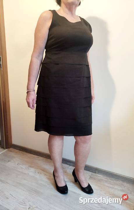 Sukienka czarna MIDI rozmiar 42 Yessica C&A sprzedam