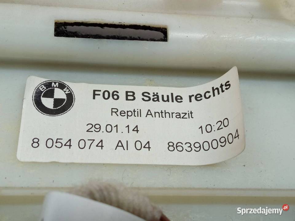OSŁONA SŁUPKA B LEWA PRAWA KPL Bmw Seria 6 III świętokrzyskie