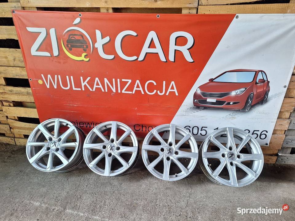 Alufelgi 4x108 15 ET20 PEUGEOT CITROEN koła Choceń