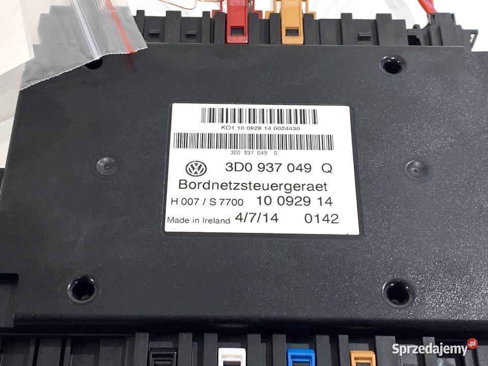 MODUŁ KOMFORTU VW PHAETON 3D0937049Q Zestawy naprawcze