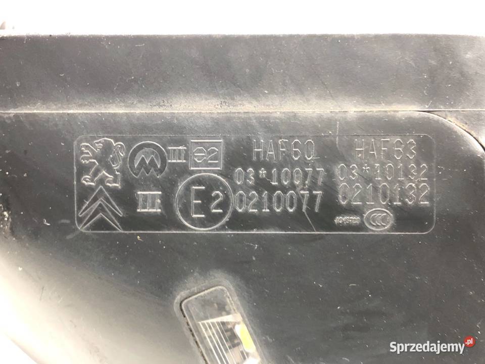 LUSTERKO LEWY PEUGEOT 508 I SedanLimuzyna 1018 podkarpackie
