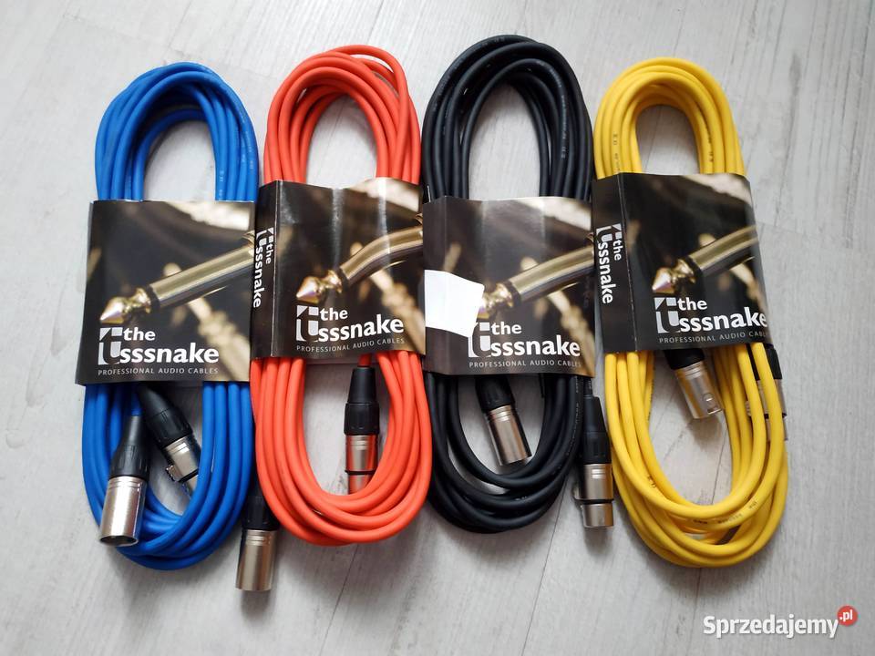 Kabel mikrofonowy XLR 6 metrów śląskie Bytom