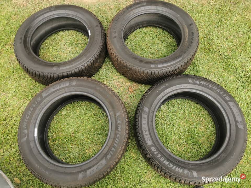 Sprzedam 4 używane opony zimowe Michelin Alpin 7 zima Opony
