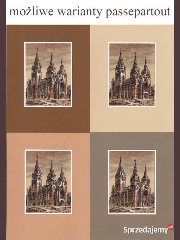 Grafika Kościół św Elżbiety we Lwowie Antyki, Sztuka, Kolekcje Warszawa