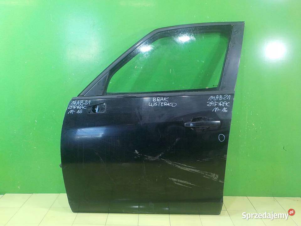 OPEL ZAFIRA C 20 CDTI 14r 5D drzwi lewe przod Drzwi Suków