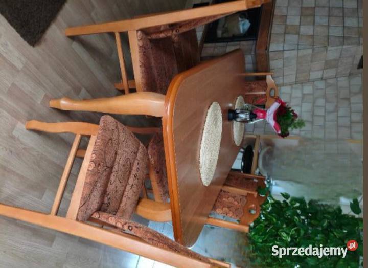 Komplet Stół i krzesła 80cm pomorskie Malbork