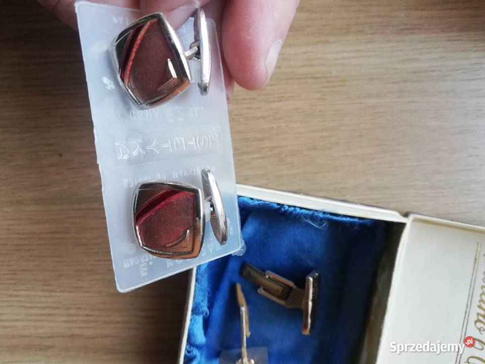 Spinki do mankietów z lat PRL Pozostałe Warszawa