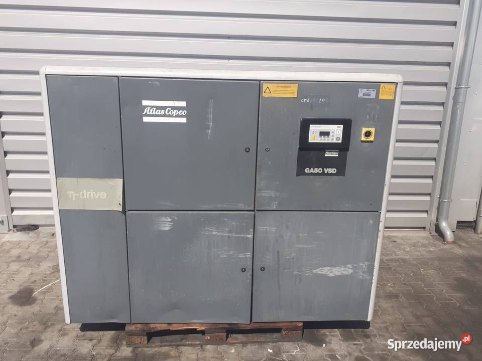 Sprężarka śrubowa ATLAS COPCO GA50VSD 50kW Wilków