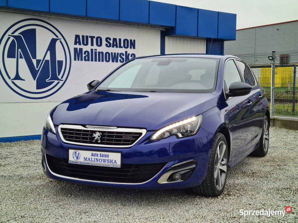 Peugeot 308 GTLine Navi 2xPDC Półskóry Full Led kurtyny powietrzne wielkopolskie Wągrowiec