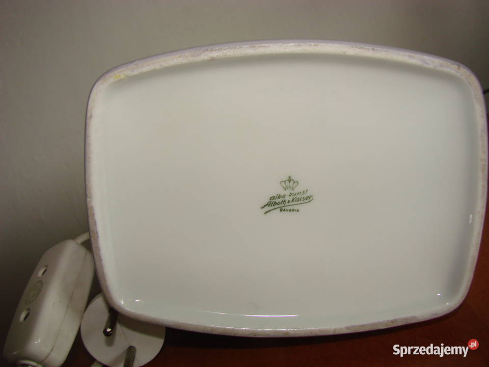 Alboth Kaiser Bavaria porcelanowa lampa