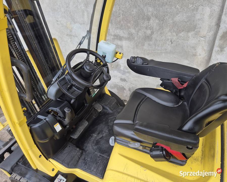 Hyster 3000 TRIPLEX 580 waga elektroniczna wózek regulowane widły