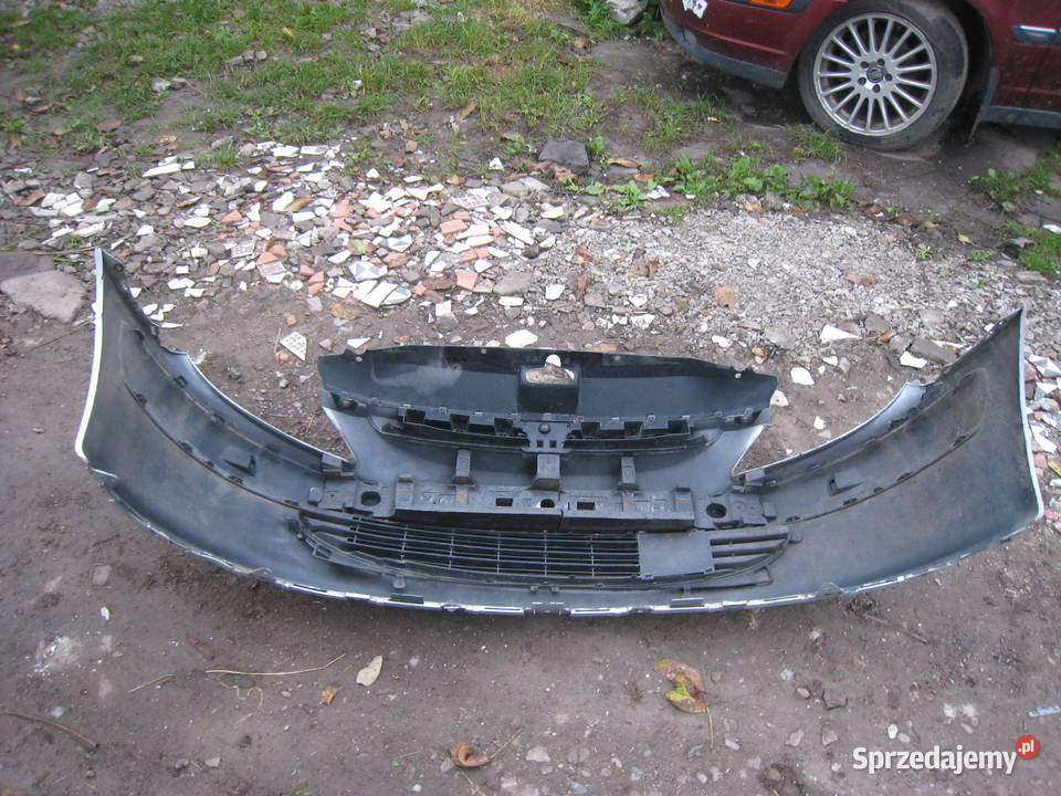 Zderzak przedni przód Peugeot 307 srebrny osobowe