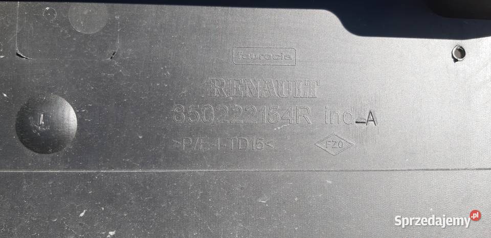 RENAULT KADJAR ZDERZAK TYŁ TYLNY DOKŁADKA PDC
