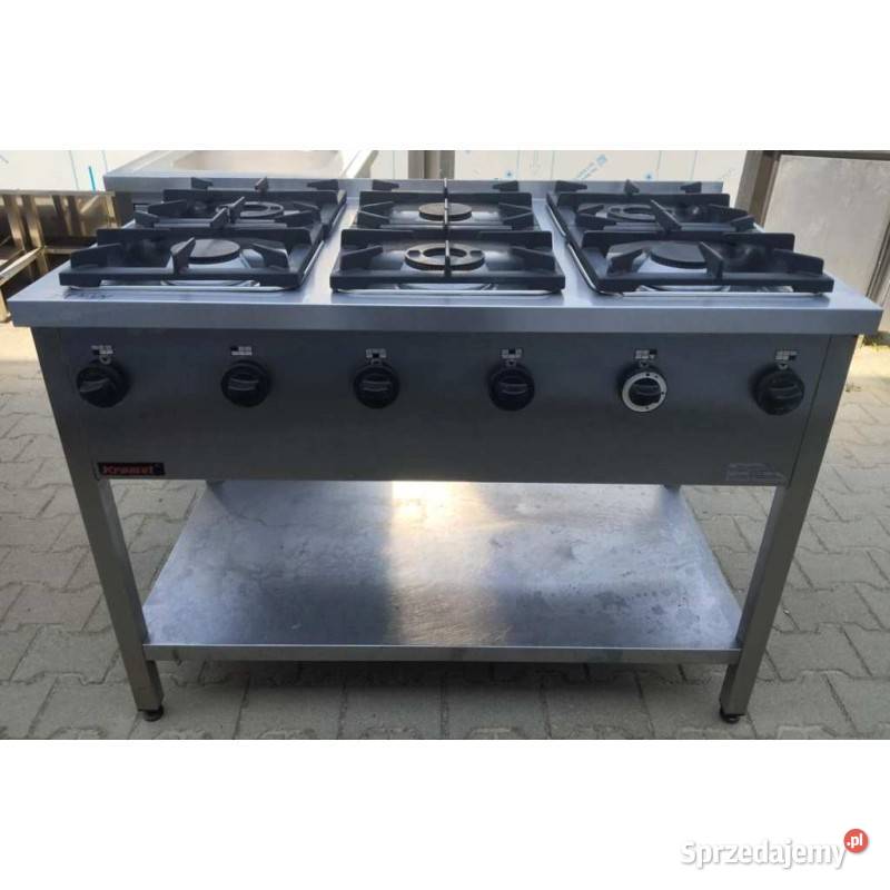 Kuchnia Gaz 6 Palnikowa KROMET Mc 413 Nowe Skalmierzyce