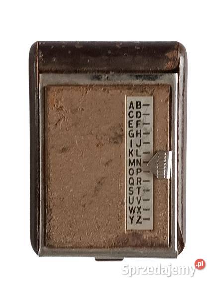 Stara metalowa książeczka telefoniczna Rzeszów