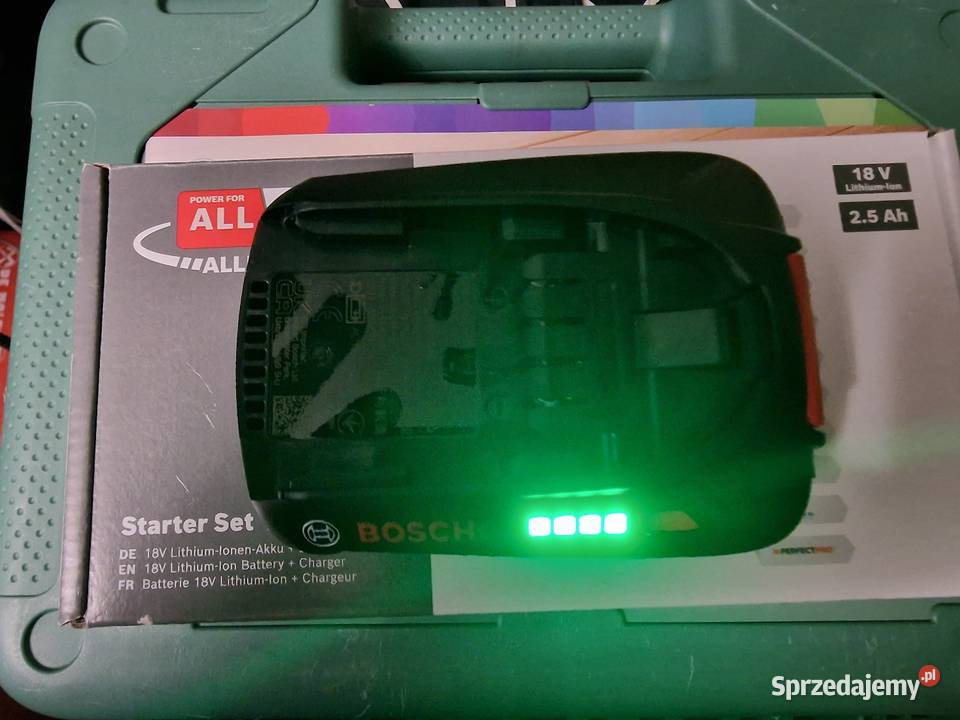 Bateria Bosch PBA 18V 25Ahładowarka Warszawa sprzedam