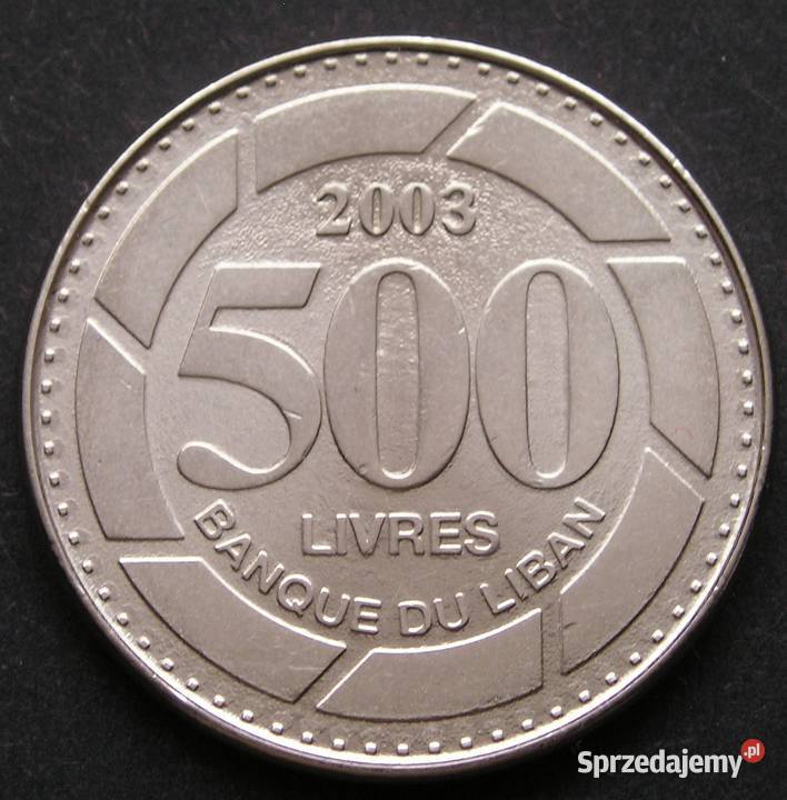 LIBAN 500 LIVRES 2003 STAN 12 Łódź