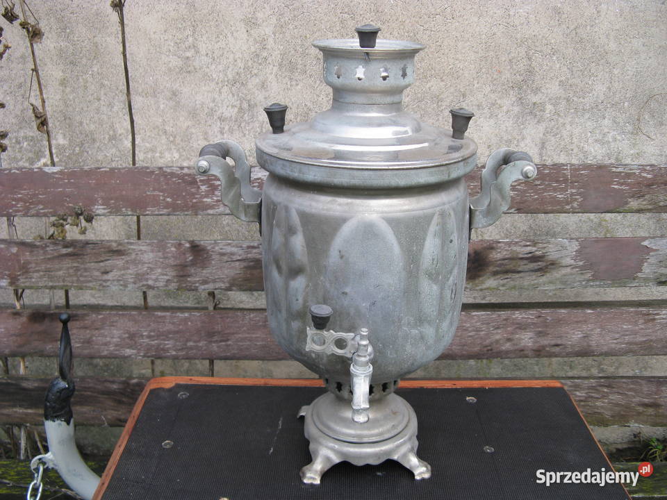 samowar na węgiel drzewny nowy mosiężny Ostrołęka sprzedam