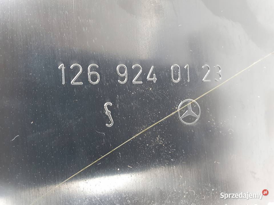 Mercedes W126 C126 SEC COUPE TYLNY PODŁOKIETNIK Rudka